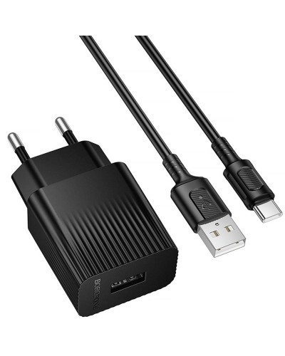 Купити МЗП Borofone BAS71A Source 10.5W (1USB-A) + кабель USB to Type-C