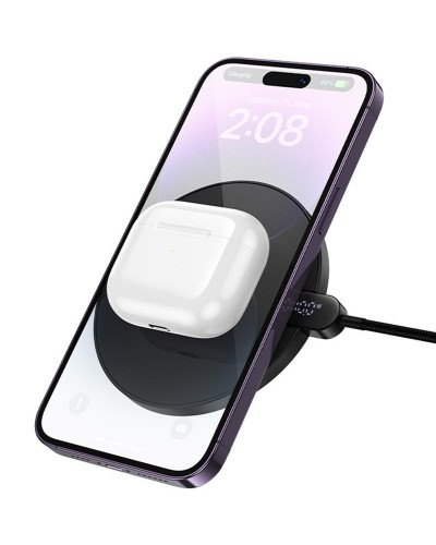 Купити БЗП Hoco CW62 Peak with digital display and cable 15W