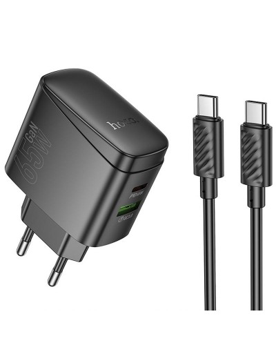 Купити МЗП Hoco CS63A Bright PD65W (1USB-A/1C) + кабель Type-C to Type-C
