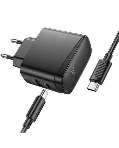 Купити МЗП Hoco CS63A Bright PD65W (1USB-A/1C) + кабель Type-C to Type-C