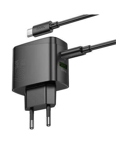 Купити МЗП Hoco CS63A Bright PD65W (1USB-A/1C) + кабель Type-C to Type-C
