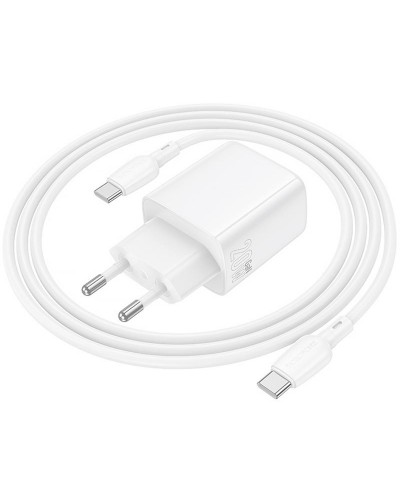 Купити Уцінка МЗП Borofone BN27 Fuente PD20W+QC3.0 (1USB-A/1C) + кабель Type-C to Type-C