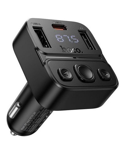 Купить Уценка АЗУ FM модулятор Hoco E87 Delta 35W (1USB-A/1C)