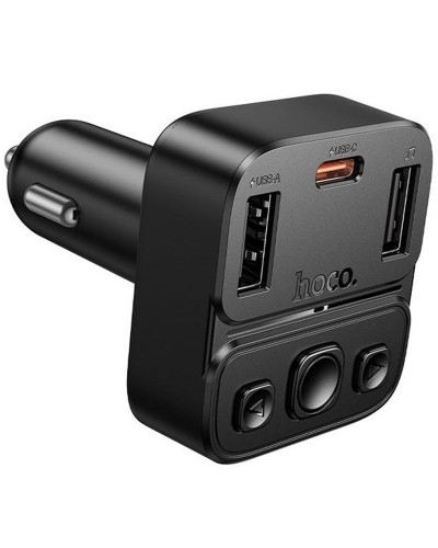 Купить Уценка АЗУ FM модулятор Hoco E87 Delta 35W (1USB-A/1C)