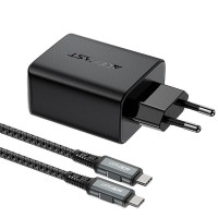 МЗП Acefast A17 PD65W GaN (1USB-A/1C/1HDMI) + кабель Type-C to Type-C