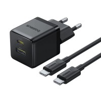 МЗП Baseus Palm Fast Charger PD30W+QC3.0 (1USB-A/1C) + кабель Type-C to Type-C (P1011160A)