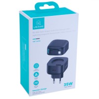 МЗП Usams US-CC209 GaN With Lightning Magnetic Retractable Cable Module XMF Ser. 35W (2USB-C)