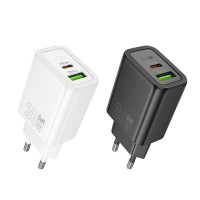 МЗП Hoco N63 Gentle PD30W+QC3.0 (1USB-A/1C)