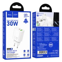 МЗП Hoco N63 Gentle PD30W+QC3.0 (1USB-A/1C)