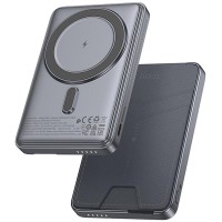 Портативний ЗП Power Bank Hoco Q46 Title PD20W з БЗП+card holder 5000 mAh