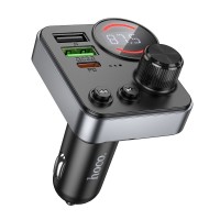 АЗП FM модулятор Hoco E86 Alegria PD30W+QC3.0 total 48W (2USB-A/1C)