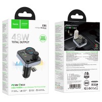 АЗП FM модулятор Hoco E86 Alegria PD30W+QC3.0 total 48W (2USB-A/1C)