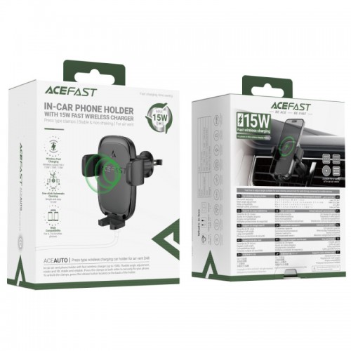 Купити Автотримач з БЗП Acefast D48 Air Vent 15W (air outlet)