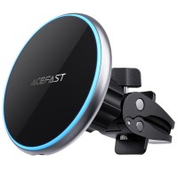Автотримач з БЗП Acefast D3 magnetic wireless 15W (air outlet)