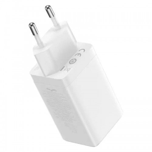 Купити МЗП Baseus GaN5 Pro PD65W+QC3.0 (1USB-A/2C) + кабель Type-C to Type-C (CCGP12020)