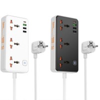 Подовжувач Hoco AC8A Storm (PD30W/1C/3A/3xSocket) (1.5m)