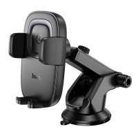 Автотримач з БЗП Hoco HW32 Crown push-type 15W (center console)
