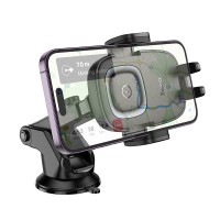 Автотримач з БЗП Hoco HW32 Crown push-type 15W (center console)