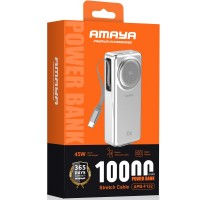 Портативний ЗП Power Bank Amaya F132 45W with display and cable 10000 mAh