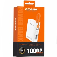 Портативний ЗП Power Bank Amaya FD50 22.5W with display and cable 10000 mAh