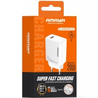 МЗП Amaya E57S QC3.0 20W (1USB-A) + кабель USB to Type-C