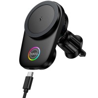 Автотримач з БЗП Hoco HW36 Electric 15W with cooler (air outlet)