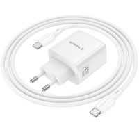 МЗП Borofone BN33 Fuente PD40W (1USB-C) + кабель Type-C to Type-C