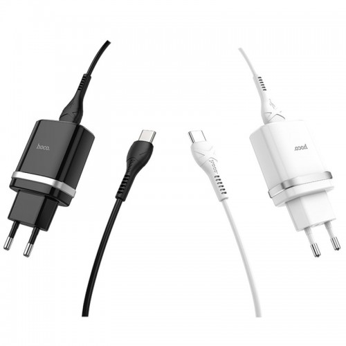 Купити МЗП Hoco C12Q Smart QC3.0 3A (1USB-A) + кабель USB to Type-C