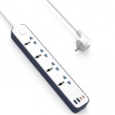 Подовжувач WIWU S007 Power Strip PD20W (2USB-A/2C/4xSocket) (2m)