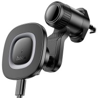 Автотримач з БЗП Hoco HW30 Crown magnetic 15W (air outlet)