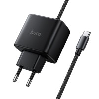 МЗП Hoco C163A New PD25W (1USB-C) + встроенный кабель Type-C
