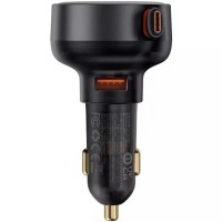 АЗП Baseus Enjoyment Pro PD60W with retractable cables (1USB-A/1C/1L) (C00057802111)