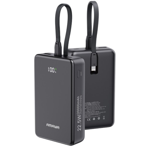 Портативное ЗУ Power Bank Amaya F230C PD22.5W with cable 20000 mAh