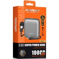 Портативний ЗП Power Bank Amaya F001C PD20W with cable 10000 mAh