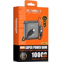 Портативний ЗП Power Bank Amaya F137C PD22.5W with cable 10000 mAh