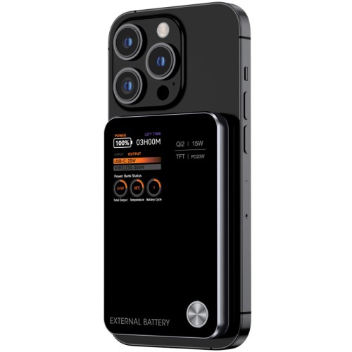 Портативное ЗУ Power Bank Amaya W053C PD20W с БЗУ 5000 mAh