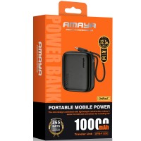 Портативний ЗП Power Bank Amaya F135C PD22.5W with cable 10000 mAh