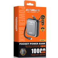 Портативний ЗП Power Bank Amaya F139C PD22.5W with cable 10000 mAh