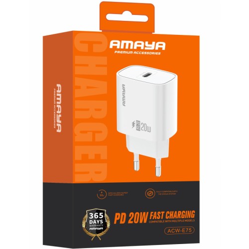 СЗУ Amaya E75 PD20W (1USB-C)