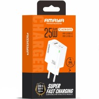 МЗП Amaya E47D PD25W+QC3.0 GaN (1USB-A/1C)