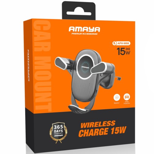 Автодержатель с БЗУ Amaya APH-W08 15W (air outlet)