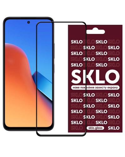 Купити Захисне скло SKLO 3D для Xiaomi Redmi 12 / Poco M6 Pro 5G / Redmi 13 / Poco M6 4G