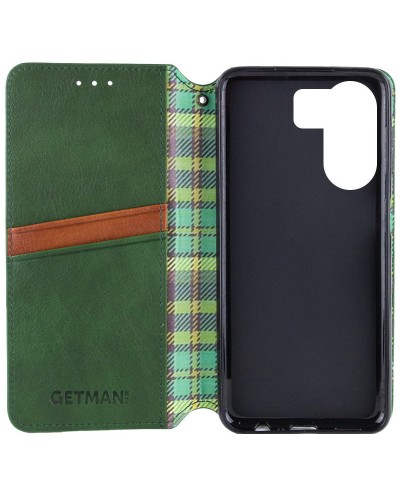 Купити Шкіряний чохол-книжка GETMAN Cubic (PU) для Xiaomi Redmi 13C / Poco C65
