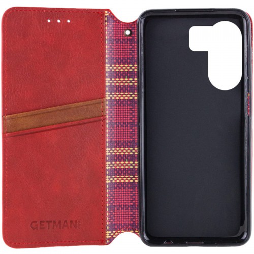 Купить Кожаный чехол-книжка GETMAN Cubic (PU) для Xiaomi Redmi 13C / Poco C65 Купить Кожаный чехол-книжка GETMAN Cubic (PU) для Xiaomi Redmi 13C / Poco C65