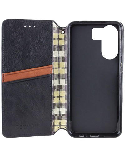 Купити Шкіряний чохол-книжка GETMAN Cubic (PU) для Xiaomi Redmi 13C / Poco C65