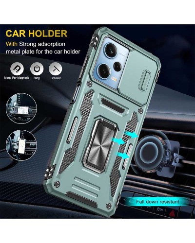 Купити Ударостійкий чохол Camshield Army Ring для Xiaomi Redmi 12 / Poco M6 Pro 5G