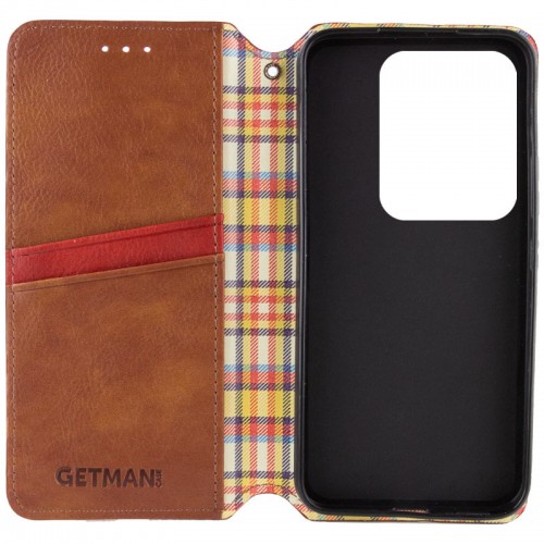 Купить Кожаный чехол-книжка GETMAN Cubic (PU) для Xiaomi Redmi Note 13 5G