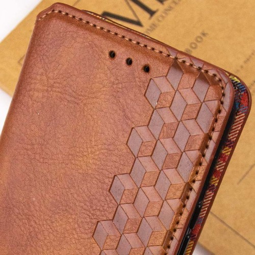 Купить Кожаный чехол-книжка GETMAN Cubic (PU) для Xiaomi Redmi Note 13 5G