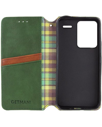 Купити Шкіряний чохол-книжка GETMAN Cubic (PU) для Xiaomi Redmi Note 13 Pro+