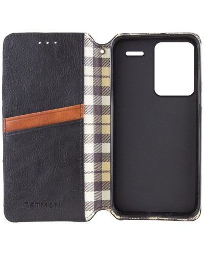 Купити Шкіряний чохол-книжка GETMAN Cubic (PU) для Xiaomi Redmi Note 13 Pro+